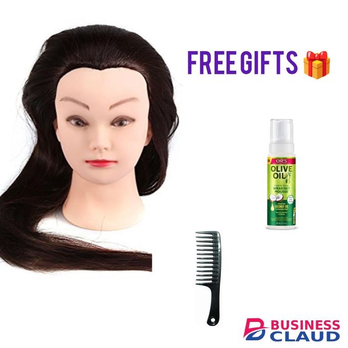 Training Cosmetology Doll Head Dummy+ Free Gifts