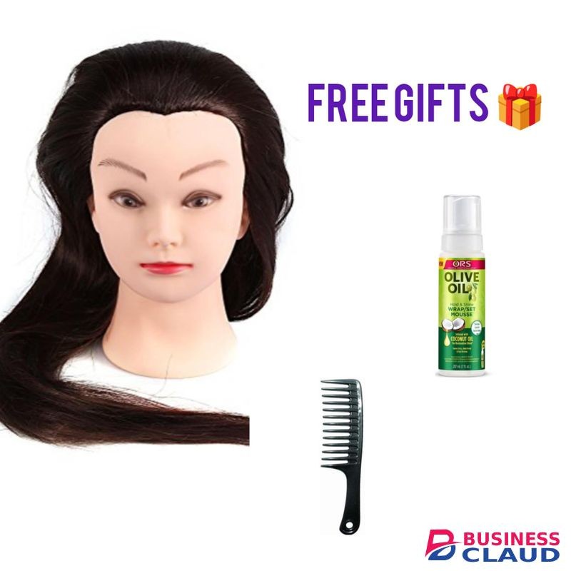 Training Cosmetology Doll Head Dummy+ Free Gifts