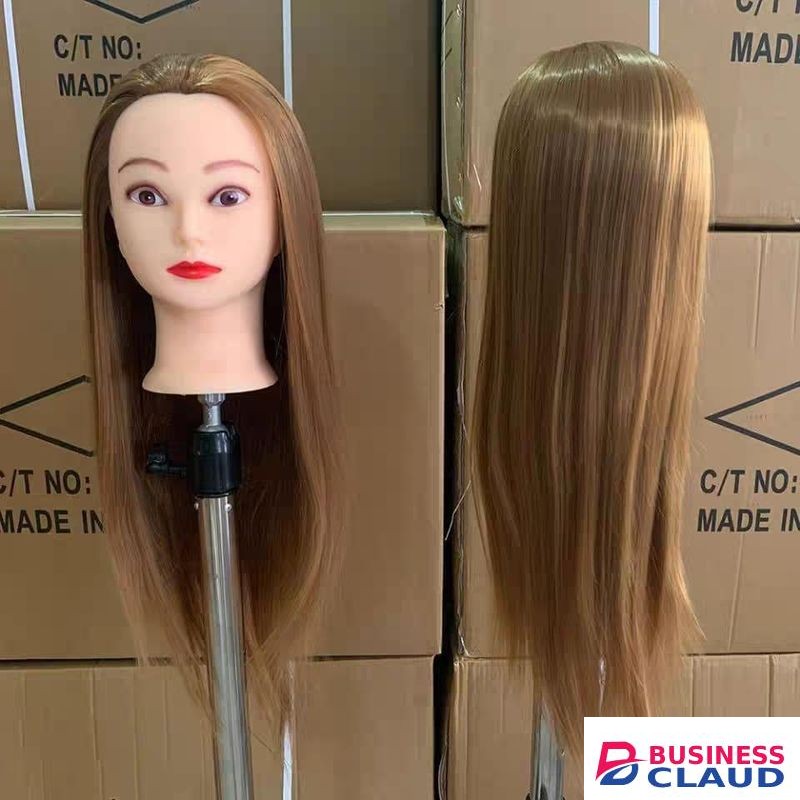 Training Mannequin Hairdresser Training Doll Training Dummy Head Semi Human Hair Dummy