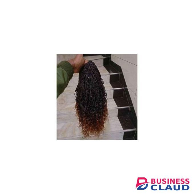 Curly twisted wig