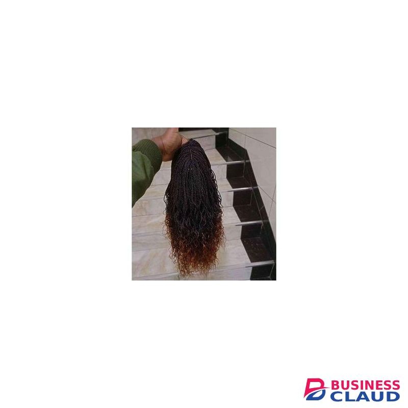 Curly twisted wig
