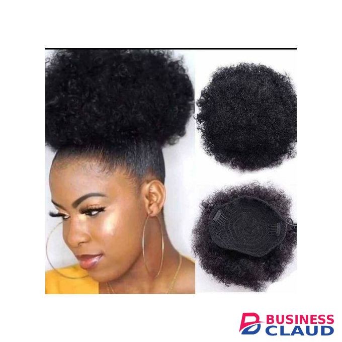 Beauty Afro Hair Bun Medium Size Ponytail Hair Extension