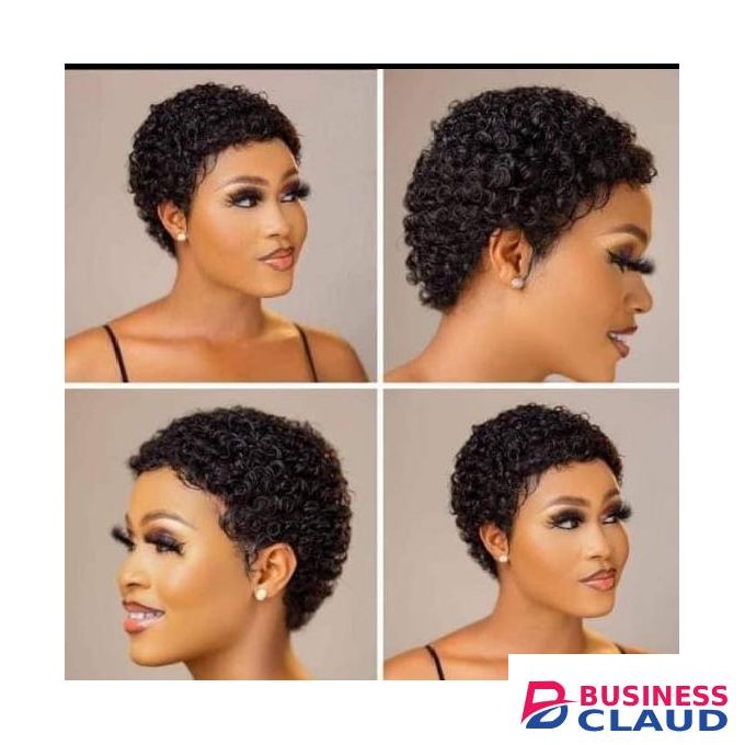 Curly Short Human Wig
