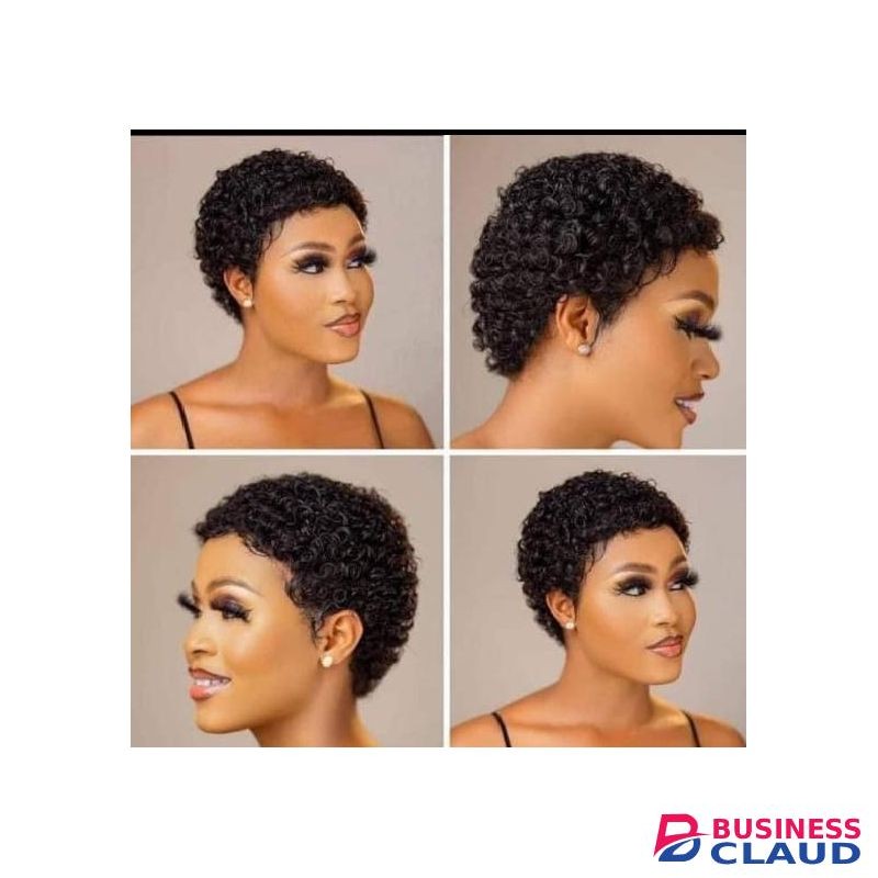 Curly Short Human Wig