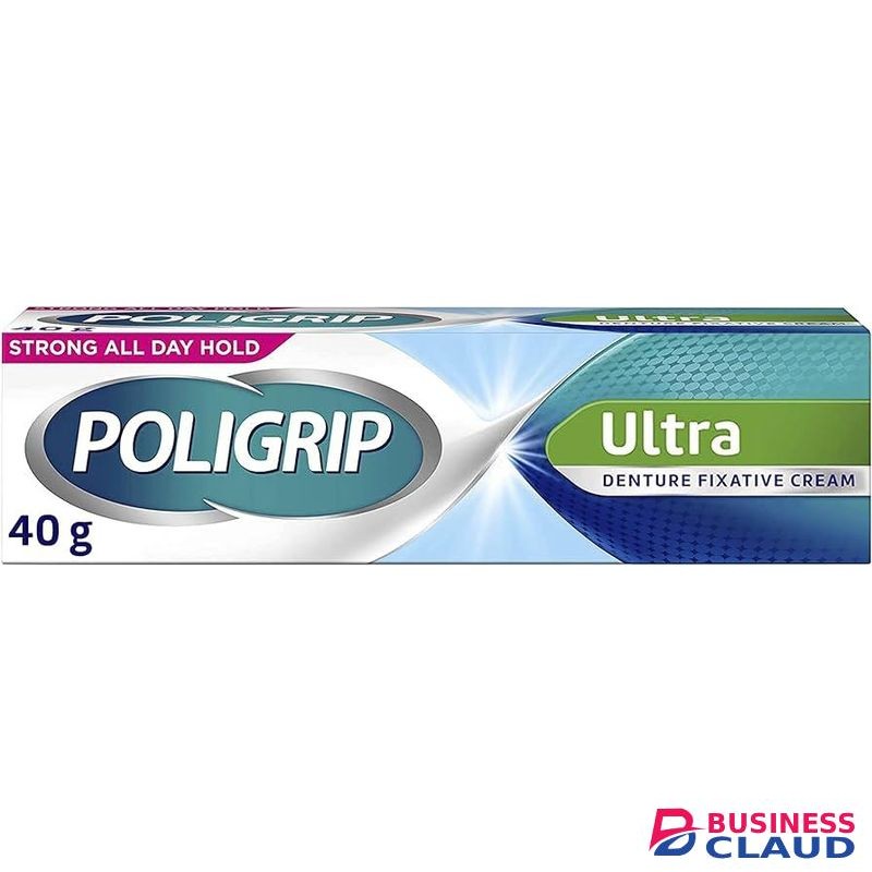 Poligrip Ultra Denture Fixative Cream Mint 40gm