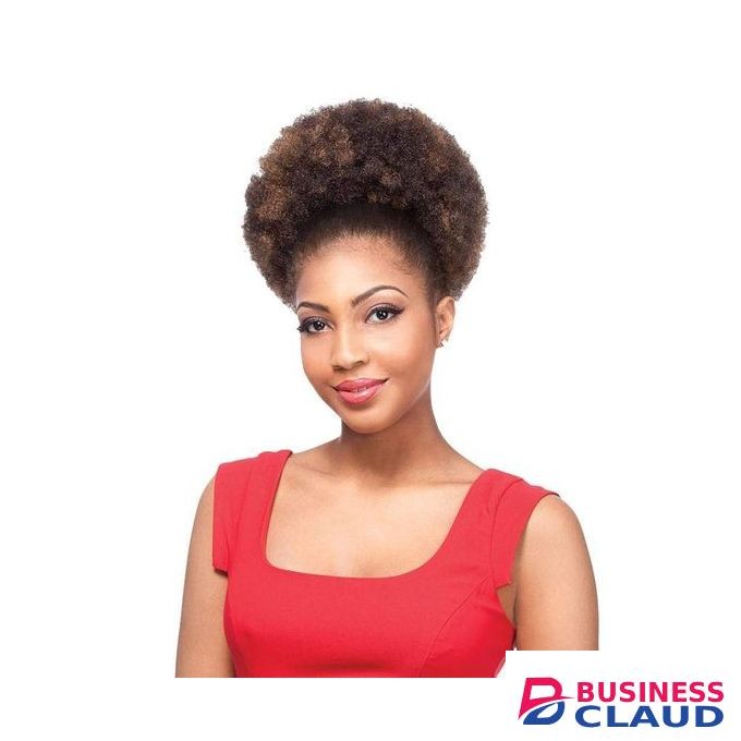 LARGE Adjustable Tinted Hair Afro Bun + FREE GIFT