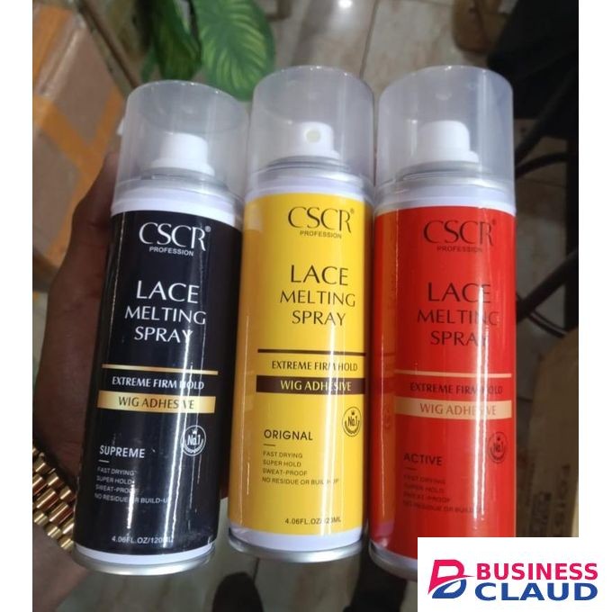 CSCR Lace melting spray Extreme firm hold + FREE Lace tint spray Quick drying