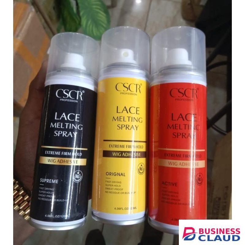 CSCR Lace melting spray Extreme firm hold + FREE Lace tint spray Quick drying