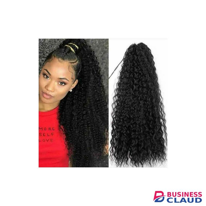 Curly Ponytail Full Extension Tangle Free + Free Gift