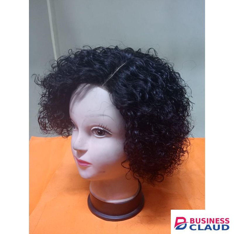 Fashion Classic Human blend water curl wig