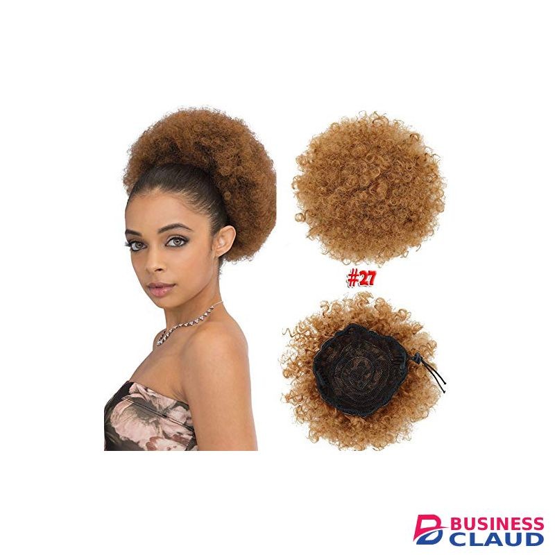 Baruk Afro Hair Bun_Brown Colour #27+ FREE Gift Inside!!!