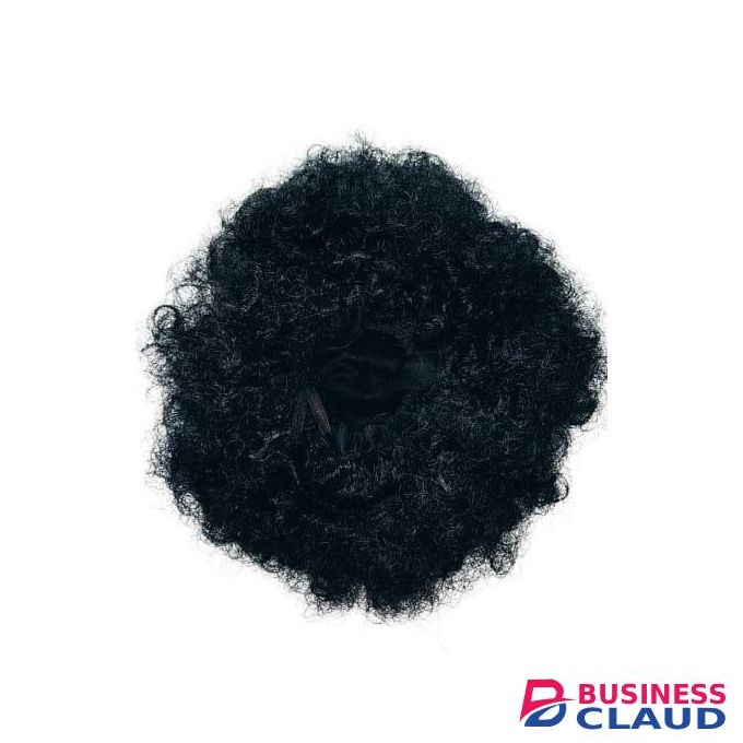 Adjustable Semi-Human Short Afro Hair Bun – Natural Look for All Hair Types
