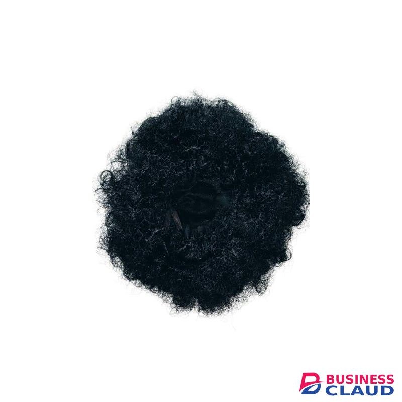 Adjustable Semi-Human Short Afro Hair Bun – Natural Look for All Hair Types