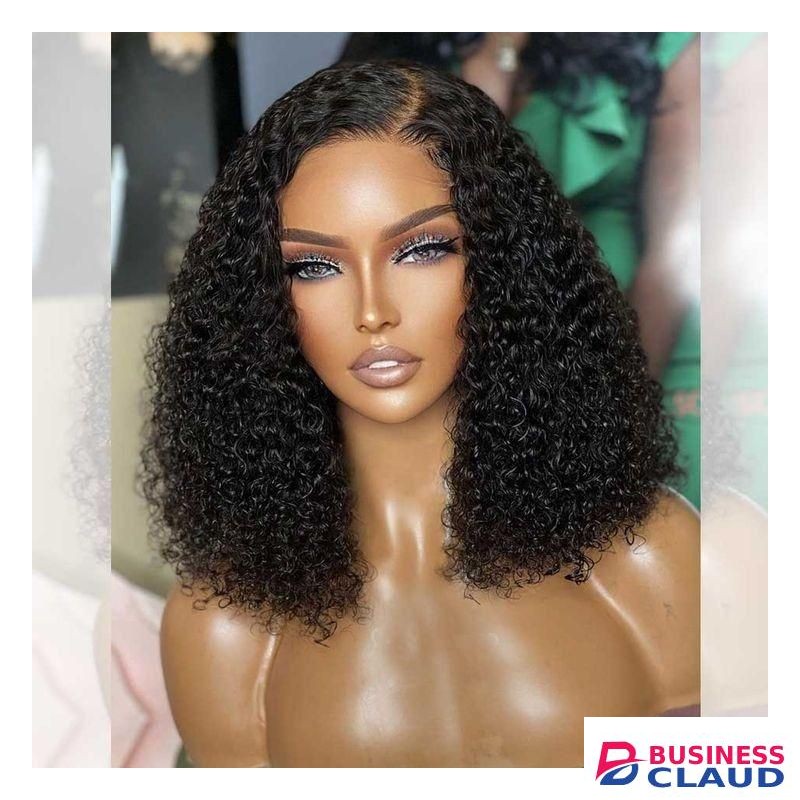 Water wave deep curls human hair wig hd lace frontal 16inch