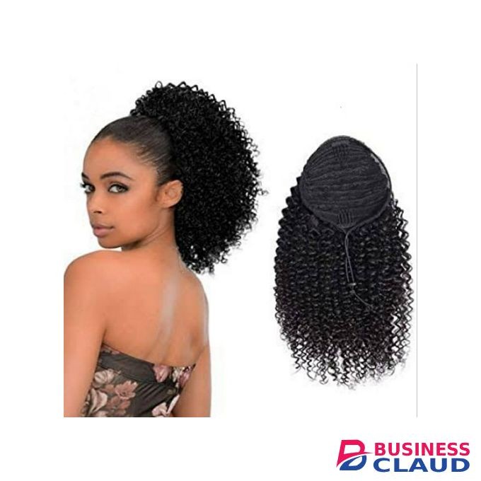 KINKY CURLY Drawstring Ponytail Extension