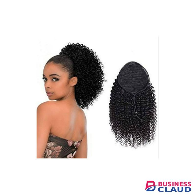 KINKY CURLY Drawstring Ponytail Extension
