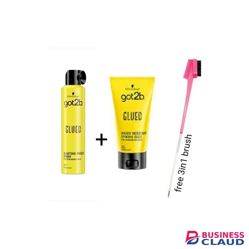Got2B Blasting Freeze Spray + Glued Water Resistant Spiking Glue