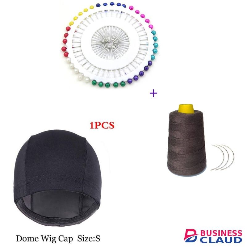 Wig Making Dome Wig Cap + Thread + Needles + Pins