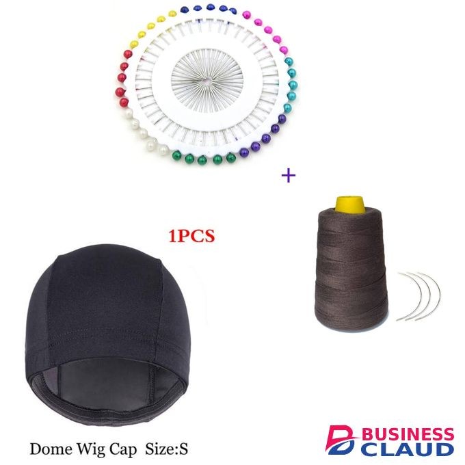Wig Making Dome Wig Cap + Thread + Needles + Pins