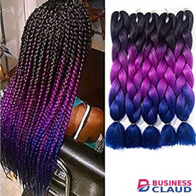 4 Pack Ombre Braids