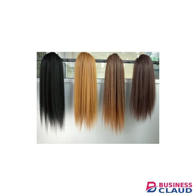 18 Inch Straight Kinky Drawstring Ponytail Extension