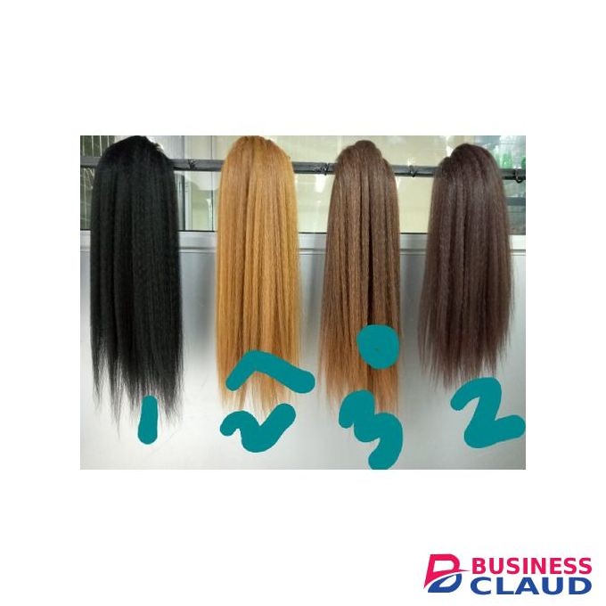 18 Inch Straight Kinky Drawstring Ponytail Extension
