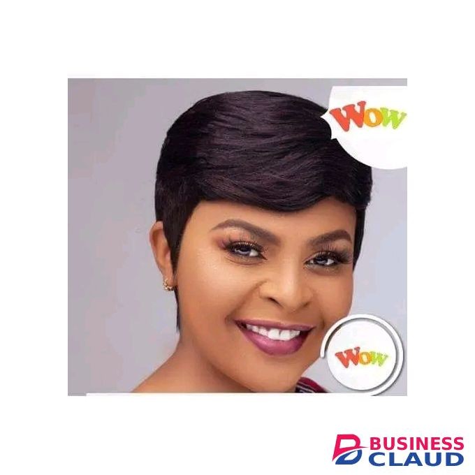 Human Hair Pixie Wig_black