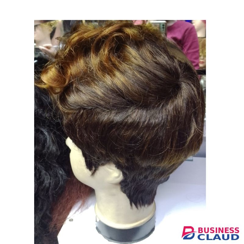 Short Pixie Cut Curl Synthetic Hair Wig