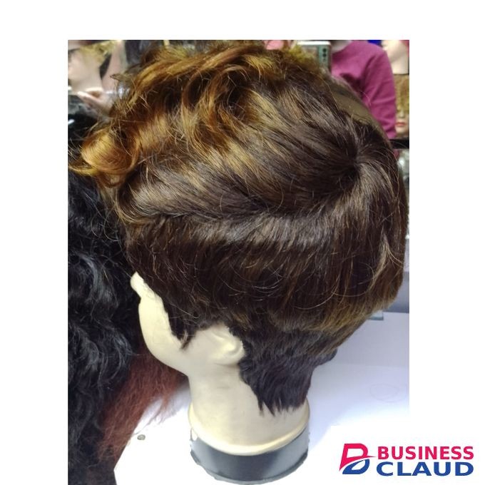 Short Pixie Cut Curl Synthetic Hair Wig
