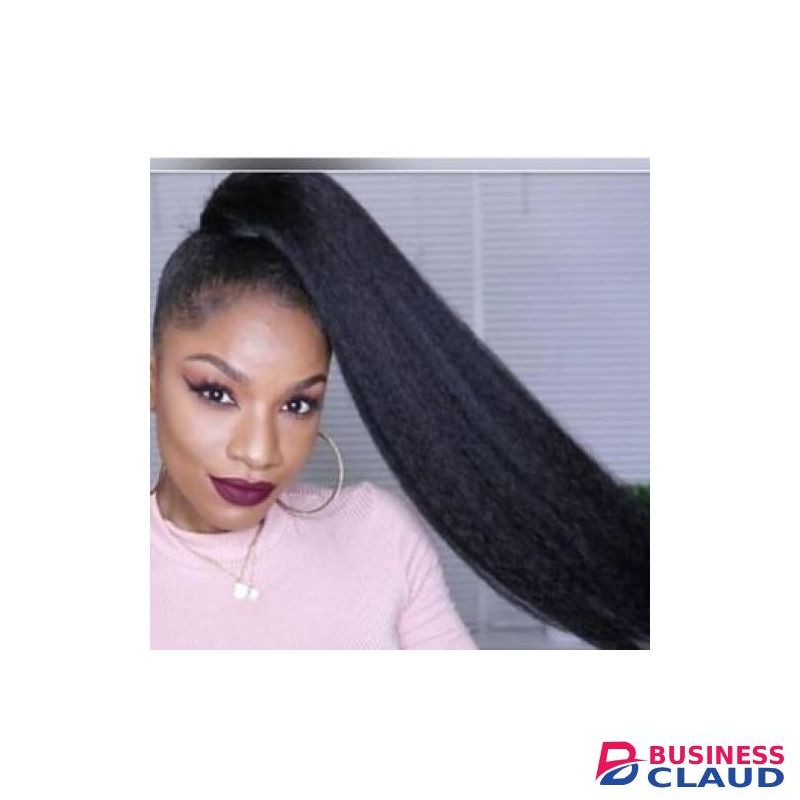 Straight Wrap Around Ponytail Hair Extension-No. 1 Black