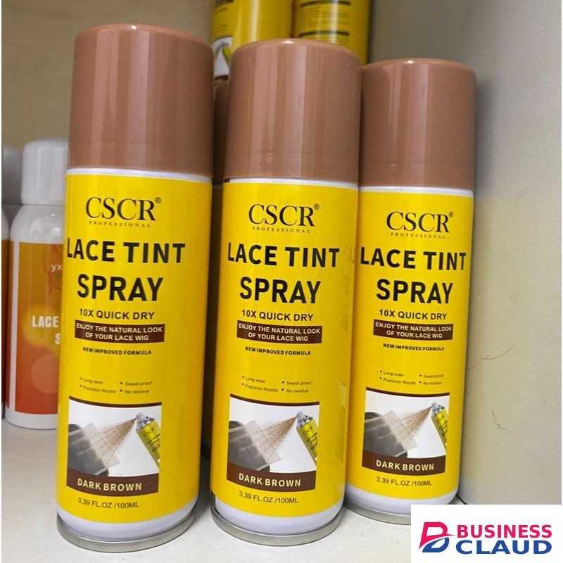 Natural Lace wig Lace tint spray CSRC Dark brown spray