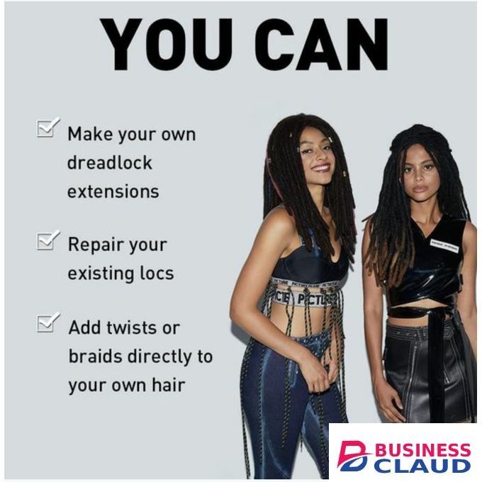 Kinky Nature Afro Kinky Huma Hair Bundle For Making, Repairing And Installations Dreadlocks, 100% Natural