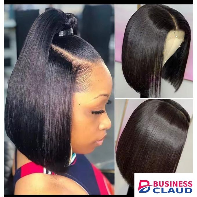 Fashion Classic Human glueless frontal bob wig