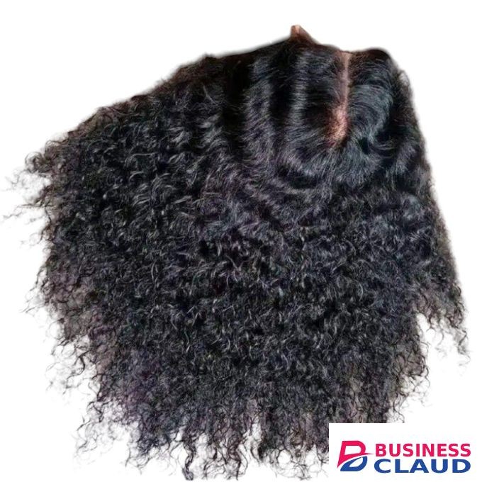 water curly human hair wig