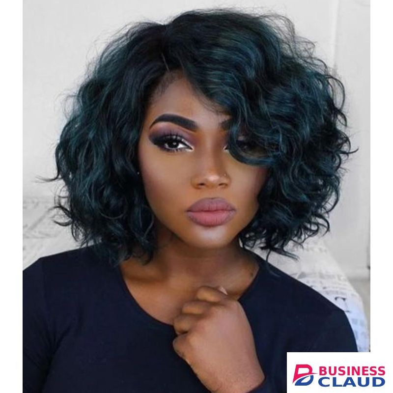 Curly short Bob Wig - Black