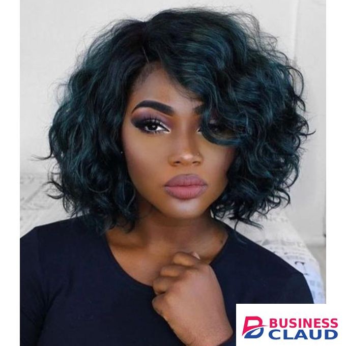 Curly short Bob Wig - Black