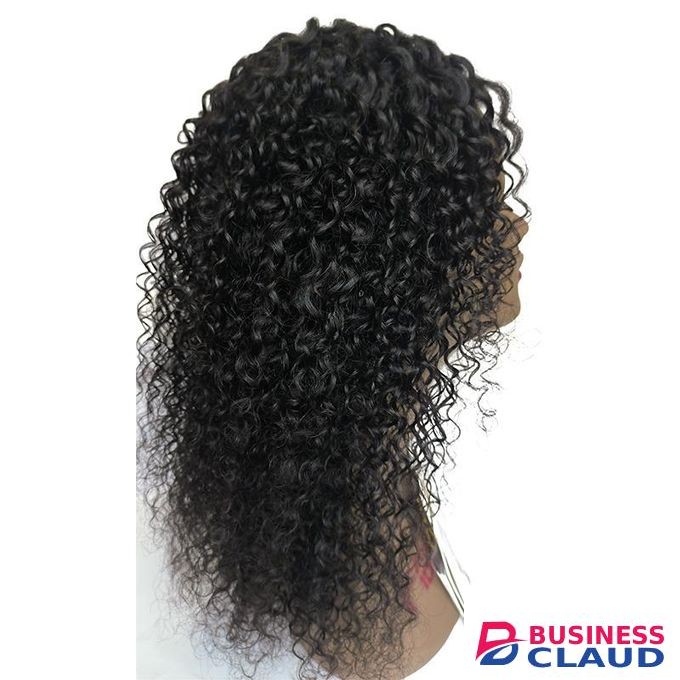 Fashion Idol Human STYLE ICON Nature HWL ISABELLA Kinky Curl 13*4 Lace Wig Nature Black Color Y1B Lace Human Nature Hair Wig For Women