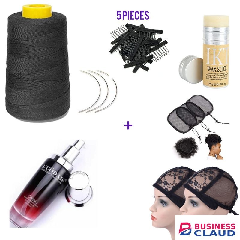 Wig Making Set Wig Caps , Thread ,