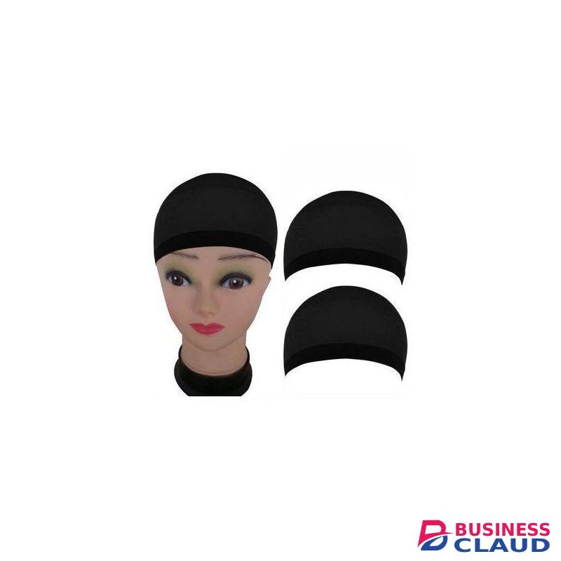 Hair Care 2 pcs Black Wig Cap