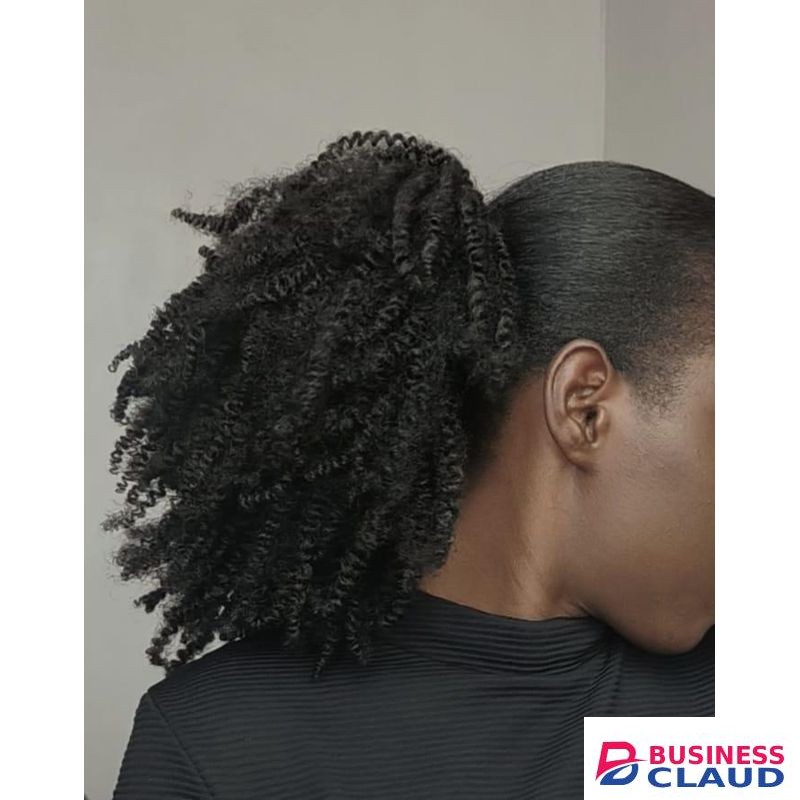 Synthetic Afro Puff – Natural Look – For All Hair Types – Black