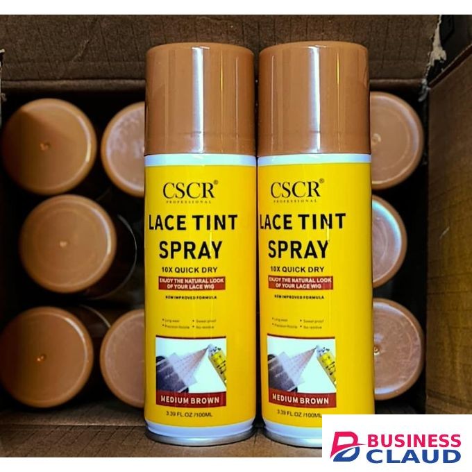 Wig Lace tint spray medium brown + free remover