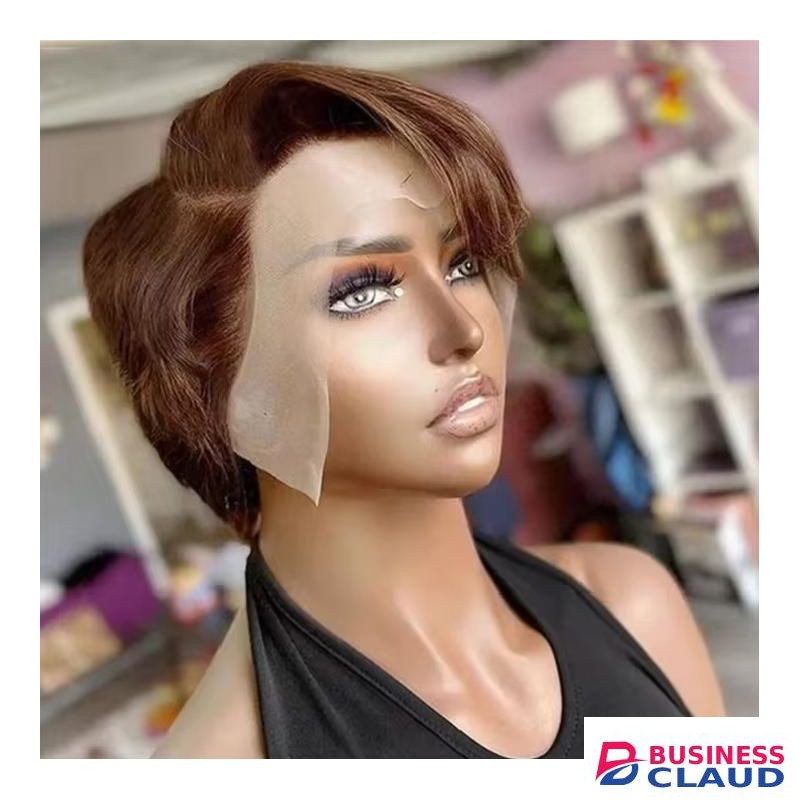 Pixie human hair bob wig