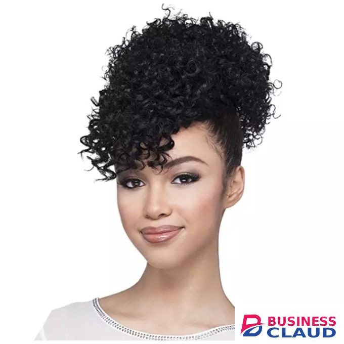 High Puff Afro Kinky Black Ponytail + FREE Gift