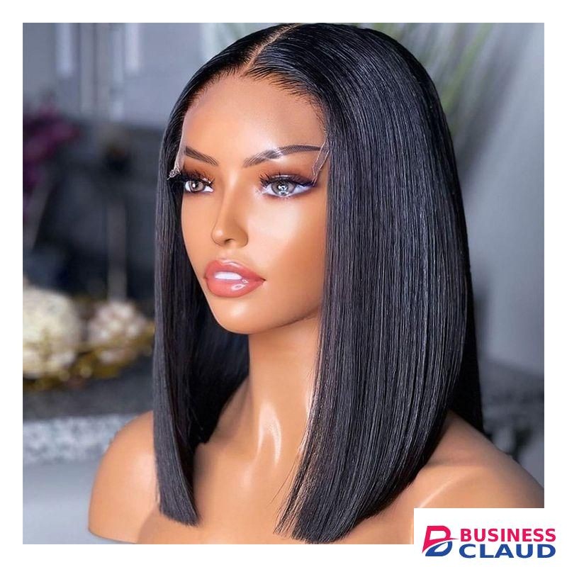 Frontal lace 14inch bob wig double drawn hd lace lace 13*6 human hair hundred percent