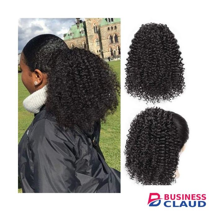 Kinky Curly Drawstring Extension Hair