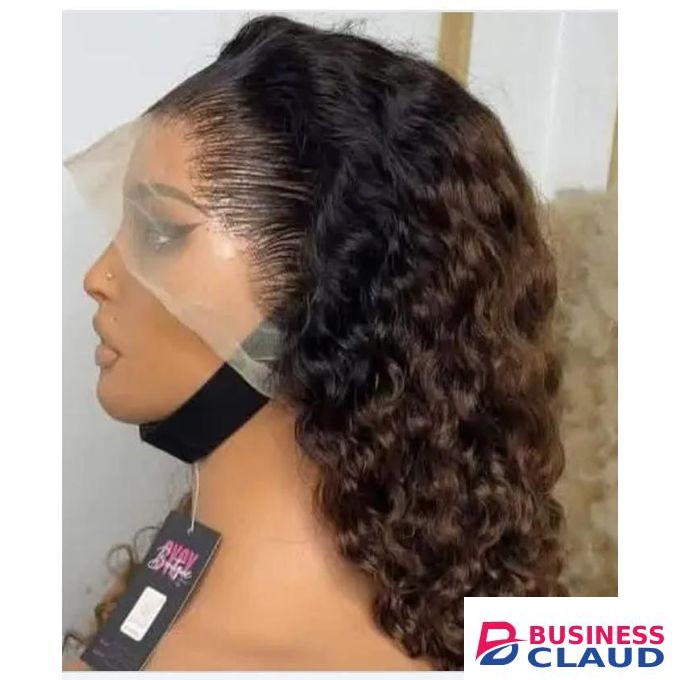 Fashion Classic Water curl human frontal glueless wig