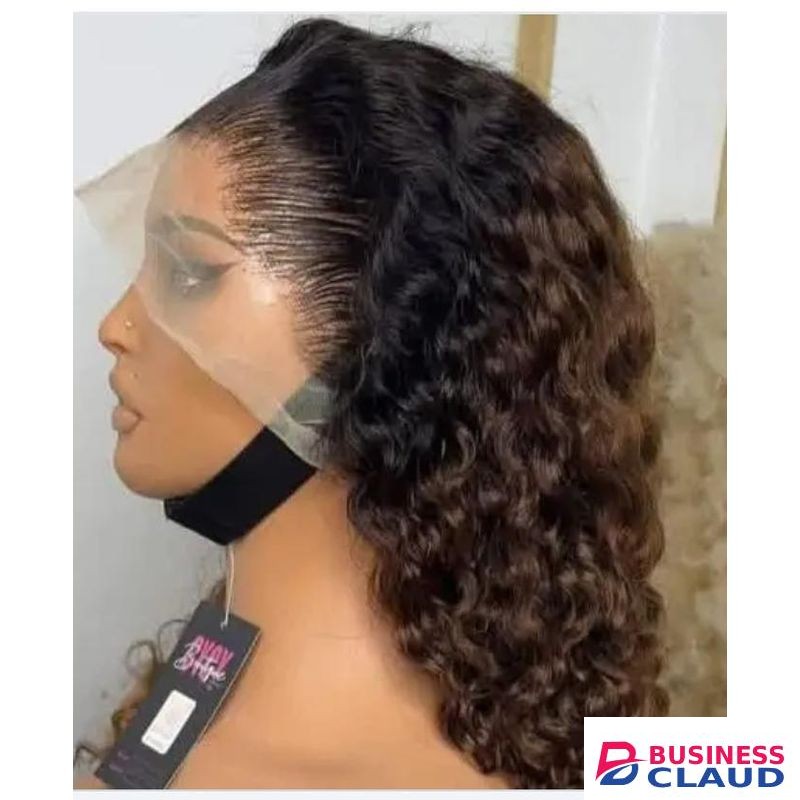 Fashion Classic Water curl human frontal glueless wig