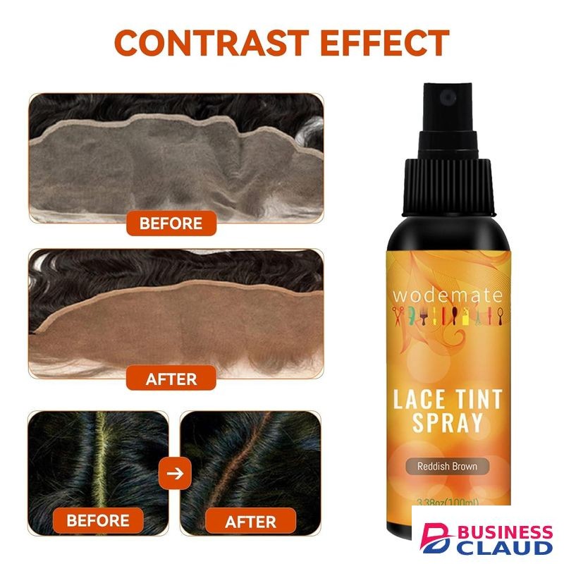 -lace Tint Spray For Wigs Melt,Fast Drying Melting Spray No Residue,Uniform And Natural,Water Resistant&Matching Your Skin Tone.