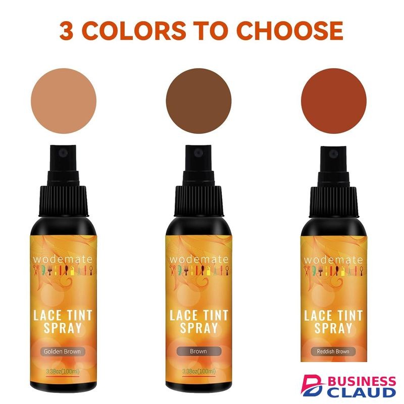 -lace Tint Spray For Wigs Melt,Fast Drying Melting Spray No Residue,Uniform And Natural,Water Resistant&Matching Your Skin Tone.