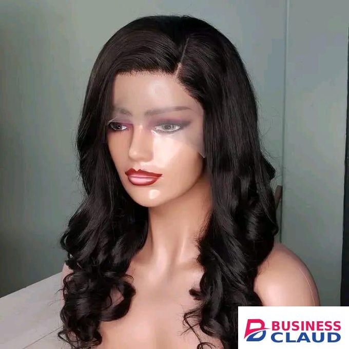 Curly Long Semi Human Wig